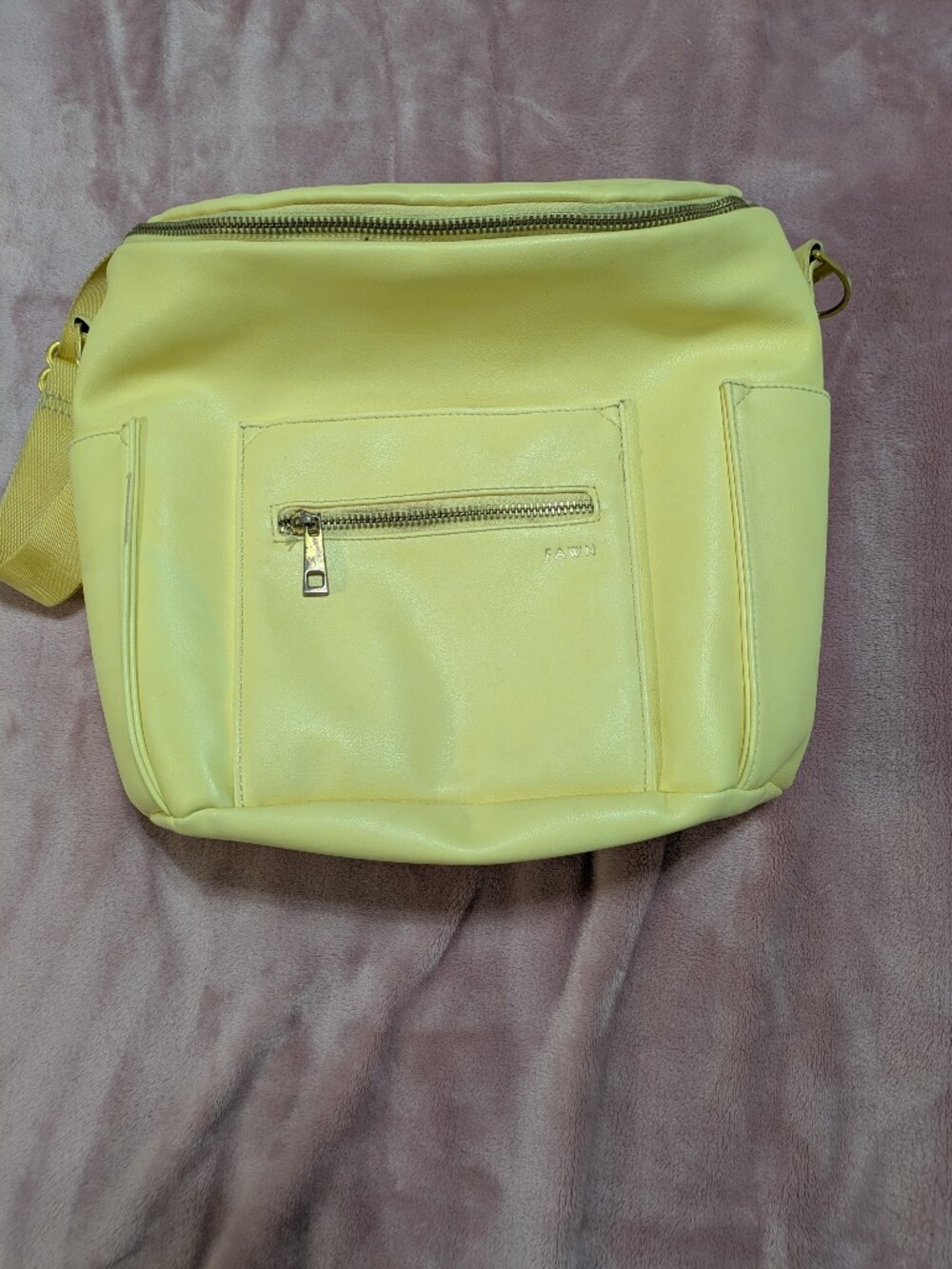 Fawn Design Canary Yellow Diaper Bag